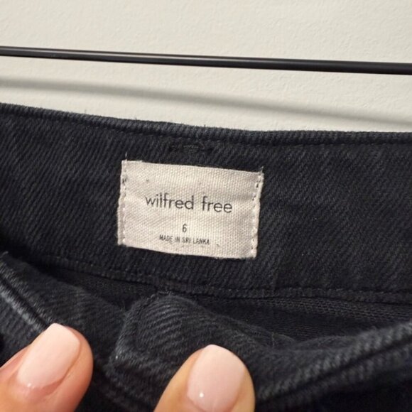 Aritzia Wilfred Free Black Modern Cargo Pant size 6 - Picture 7 of 12